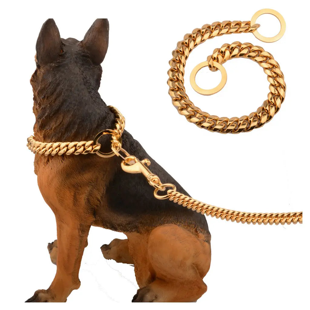 "Pet Dog Leash, Cuban Chain, Training Dog Leash"